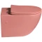 Унитаз подвесной Grossman GR-4411PIMS безободковый, с сиденьем микролифт, розовый матовый - 2