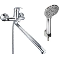 Смеситель для ванны Voda Sky SY 31 универсальный, с душевым гарнитуром, хром