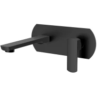 Смеситель для раковины Vincea Next VBFW-1N1MB встраиваемый, без донного клапана, черный матовый