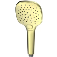 Душевая лейка Wonzon & Woghand WW-88SC02-BG 120 мм, 2 режима, золотой матовый