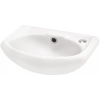 Раковина Style Line Азов ЛС-00000161 41x29 см, накладная, подвесная, белый