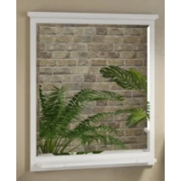 Зеркало 73x83 см белый глянец Comforty Тбилиси 00003132631