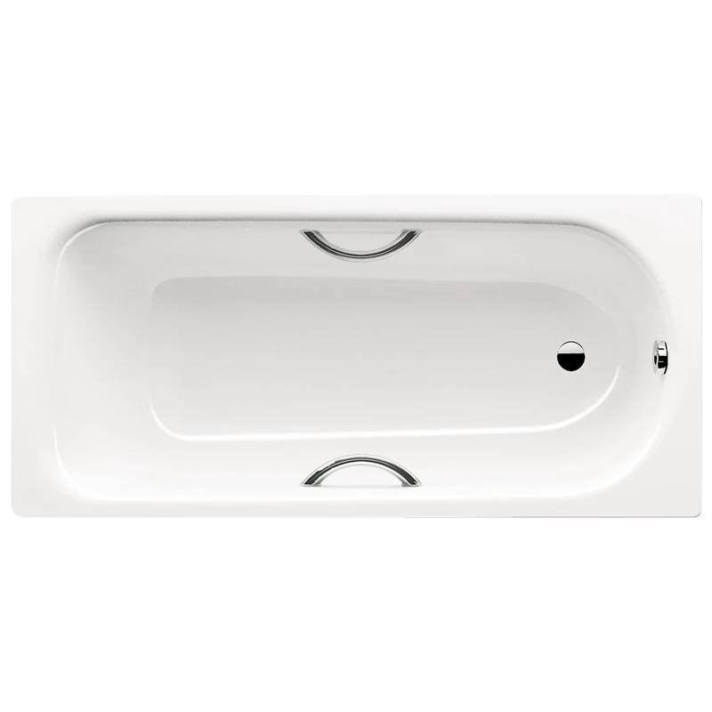 Стальная ванна 160x75 см Kaldewei Saniform Plus Star 345 с покрытием Anti-Slip и Easy-Clean