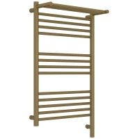 Полотенцесушитель электрический Сунержа Богема с полкой 3.1 032-6007-8050 800x500, МЭМ правый, золотой матовый