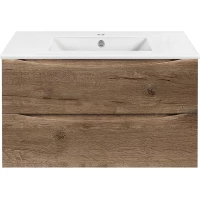 Тумба с раковиной дуб винтаж 91,5 см Vincea Mia VMC-2MC900VO + VBS-13990