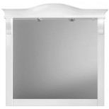 Зеркало 107,2х104,8 см белый глянец Belux Каталония В 105