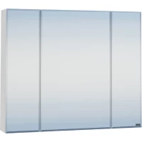 Зеркальный шкаф 87x73,5 см белый глянец Санта Стандарт 113017