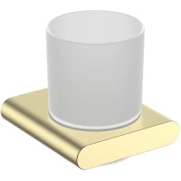 Стакан для зубных щеток Timo Luiro 18432/17 настенный, золотой матовый