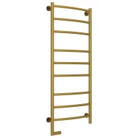 Полотенцесушитель электрический 1200x500 состаренная латунь МЭМ левый Сунержа Галант 2.0 051-5200-1250