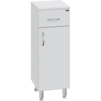 Тумба белый глянец 30 см Санта Стандарт 301001