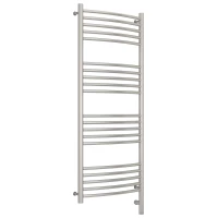 Полотенцесушитель электрический 1200x500 сатин МЭМ правый, перемычка выгнутая Сунержа Богема 3.0 071-5803-1250