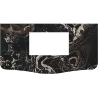 Столешница 113,4 см мрамор черный матовый Belux Анжело П-11 4810924271587