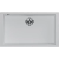 Кухонная мойка KuchenStern a-Granit Sub 80 202WH20 76x43,5 см, белый