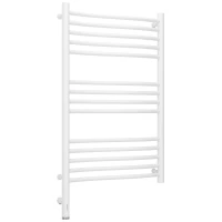 Полотенцесушитель электрический 800x500 белый матовый МЭМ левый Сунержа Флюид 3.0 30-5820-8050
