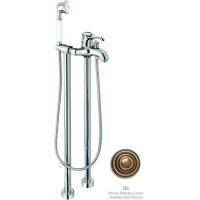 Смеситель напольный для ванны Emmevi Tiffany 600128/BR бронза
