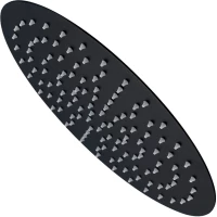 Верхний душ Raglo R451.56.06 300 мм, черный матовый