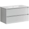 Комплект мебели белый глянец 91 см Sancos Cento CN90W + CN7002 + CI900 - 4