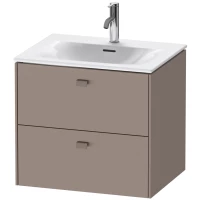 Тумба базальт матовый 62 см Duravit Brioso BR431004343