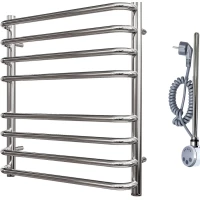 Полотенцесушитель электрический Point Нептун Премиум П8 PN09156SE 600x532, ТЭН левый/правый, хром