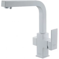 Смеситель для кухни Zorg ZR 311 YF-WHITE с подключением к фильтру, белый