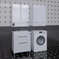 Комплект мебели белый глянец 71 см Санта Калипсо 217005LN + FOCTEP70 + 700179