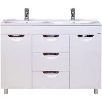 Тумба под раковину Misty София П-Соф01120-0113Я 120,5 см, напольная, белый глянец