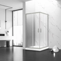 Душевой уголок Veconi Rovigo RV83-10090-01-C5 100x90 см, профиль никель матовый, стекло прозрачное