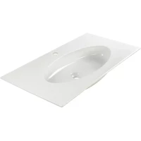 Раковина Migliore Lavabi 32079 91x48 см, накладная, белый глянец