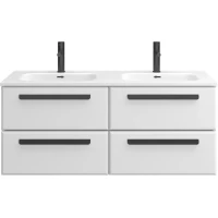 Тумба под раковину Cezares Eco ECO-CER-N-1200-4C-SO-2-BL 120 см, подвесная, Bianco Lucido