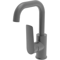 Смеситель для раковины Esko Lagos LG26MGM оружейная сталь матовый