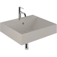 Раковина Kludi Resa 59WW61O2 61x50,5 см, подвесная, светло-серый матовый