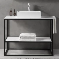 Консоль для раковины черный Abber Stein AS2631