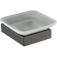 Мыльница Grocenberg AC0023BG настенная, графит