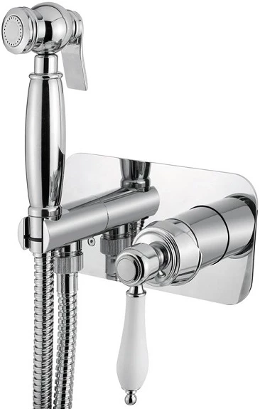 Гигиенический душ Cezares APHRODITE-DIF-01-Bi со смесителем, хром гигиенический душ со смесителем avimano