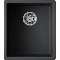 Кухонная мойка Omoikiri Tetogranit Bosen 38-U-BL 4993157 38x44 см, черный