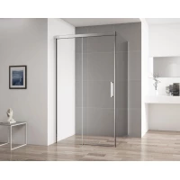 Душевой уголок 120x80 см Cezares DUET SOFT-AH-1-120/80-C-Cr прозрачное