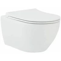 Унитаз подвесной beWash Bogen 88393201 безободковый, торнадо, с сиденьем микролифт, белый