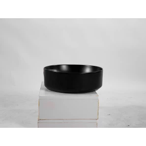 Изображение товара раковина-чаша aquatek европа aq5212-mb 40,5x40,5 см, накладная, черный матовый