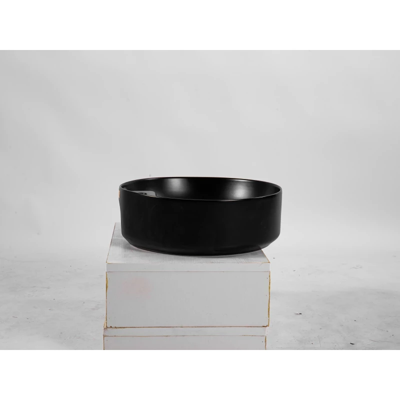 Раковина-чаша Aquatek Европа AQ5212-MB 40,5x40,5 см, накладная, черный матовый