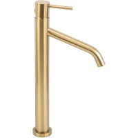 Смеситель для раковины Rea Level REA-B6217 без донного клапана, золотой матовый