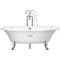 Чугунная ванна 170x85 см с противоскользящим покрытием Roca Newcast White 233650007 - 3