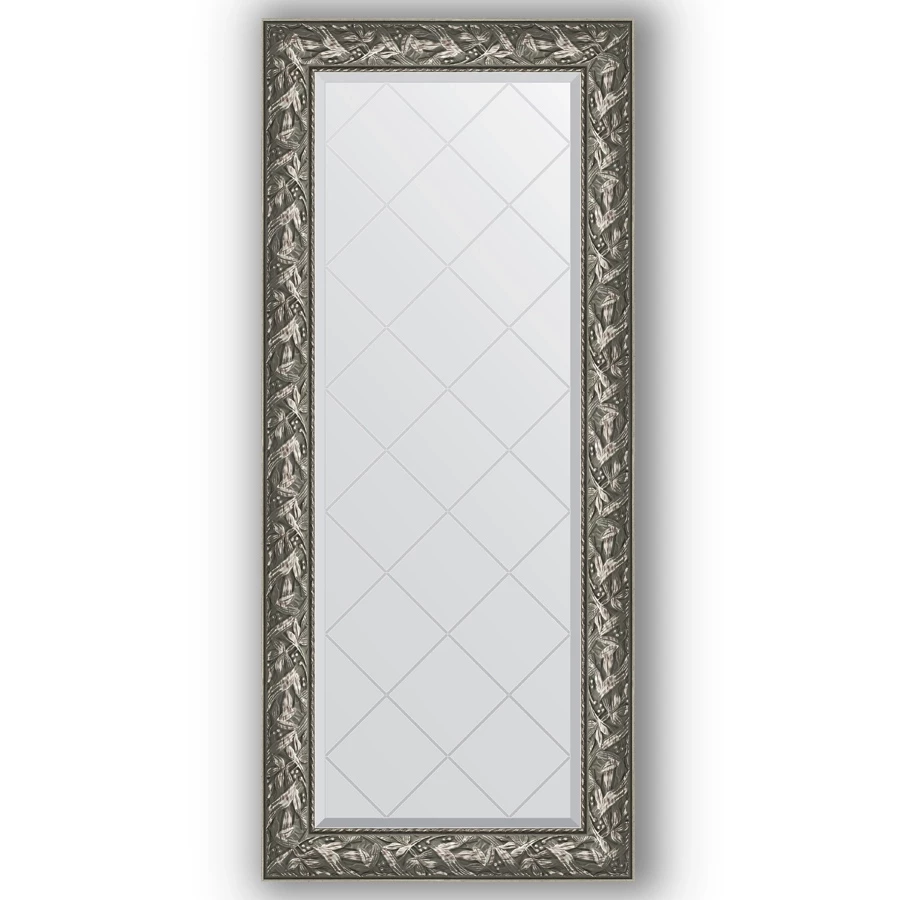 Зеркало 69x158 см византия серебро Evoform Exclusive-G BY 4157 зеркало 59x129 см вензель бронзовый evoform exclusive g by 4077
