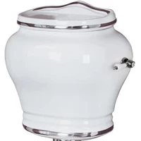 Бачок для унитаза высокий/низкий с отверстием для ручки слива справа Migliore Milady 20877 хром/белый