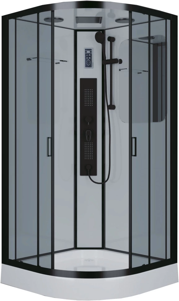 

Душевая кабина 100x100x210 см Niagara NG-6902-01GBLACK тонированное
