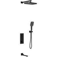 Душевой комплект 315x210 мм Vincea VSFW-433T1MB