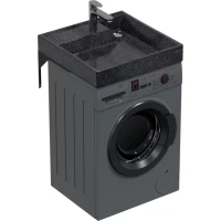 Раковина Санта Юпитер 900141 60x60 см, над стиральной машиной, млечный путь