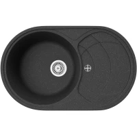Кухонная мойка TopZero Alla 780.500-40 Galaxy 78x50 см, черный