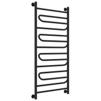 Полотенцесушитель водяной 1200x600 черный матовый Сунержа Элегия+ 31-0205-1260
