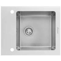 Кухонная мойка Seaman Eco Glass SMG-610W.B