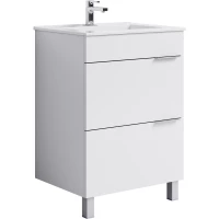 Тумба белый глянец 56 см Aqwella Brig Br.01.06/2/W